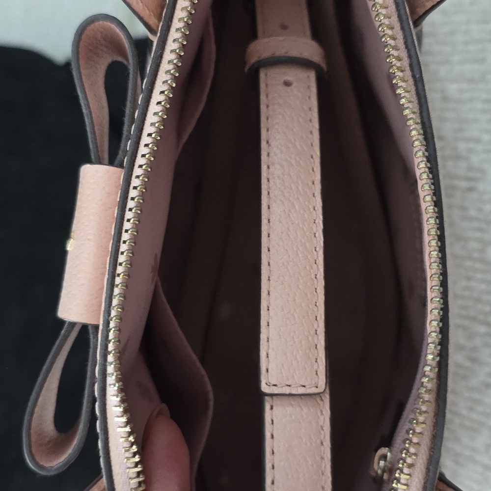 Kate Spade Blush Pink Bow Satchel - Picture 8 of 9